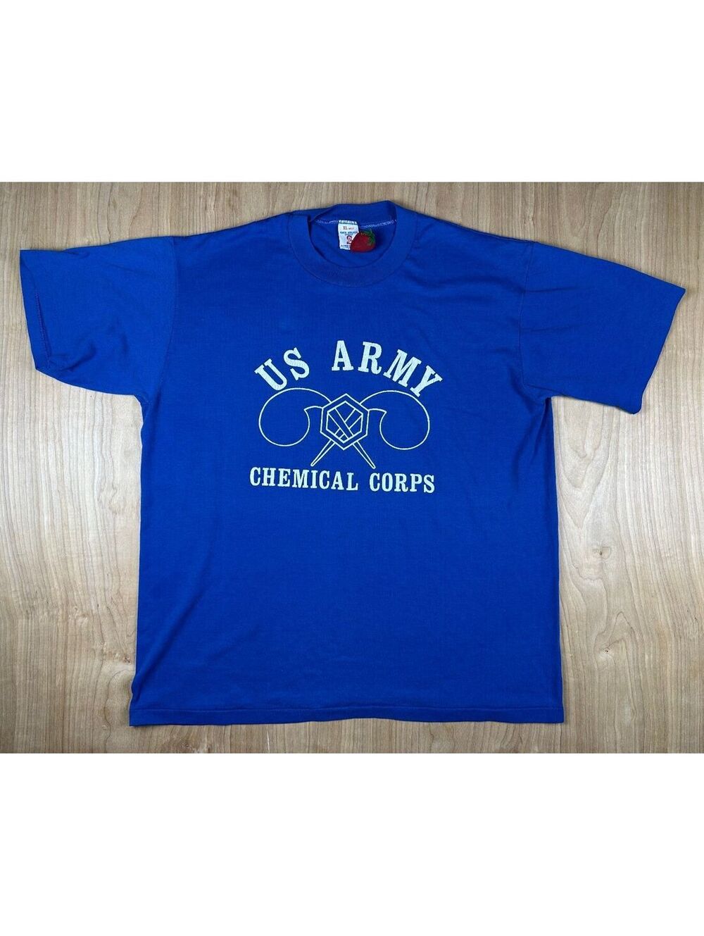 Vintage 70s US Army Chemical Corps tshirt Single Stitch xlarge made in usa soft